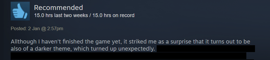 Steam review of purrfect date visual novel dating sim game