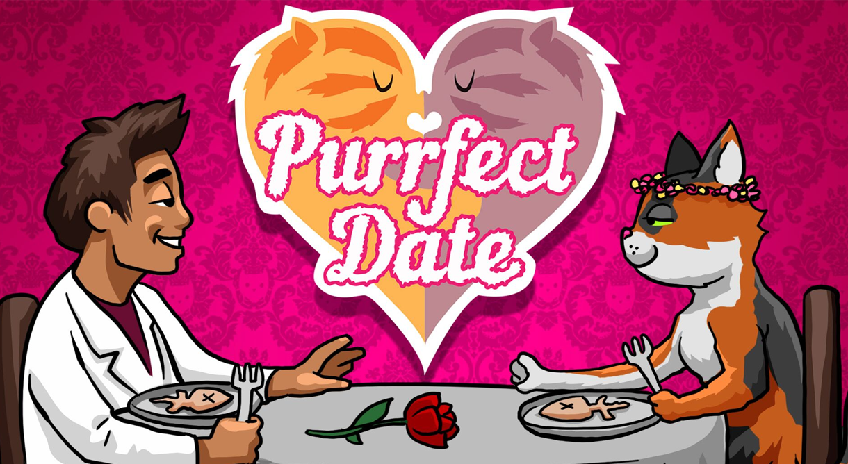 cat lover looking for things to do in london on valentine's day playing purrfect date ios game